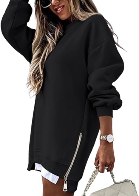 Womens Long Sleeve Pullover Sweatshirt