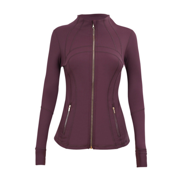 Sculpt Fit Zip-Up Yoga Jacket for Women