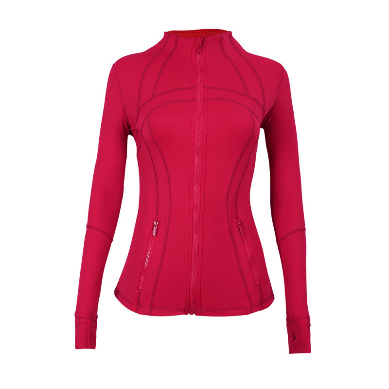 Sculpt Fit Zip-Up Yoga Jacket for Women