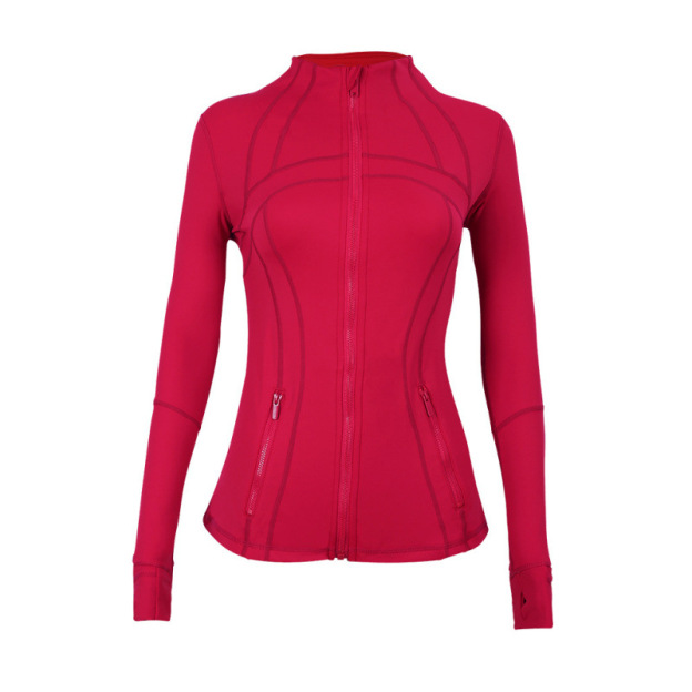 Sculpt Fit Zip-Up Yoga Jacket for Women