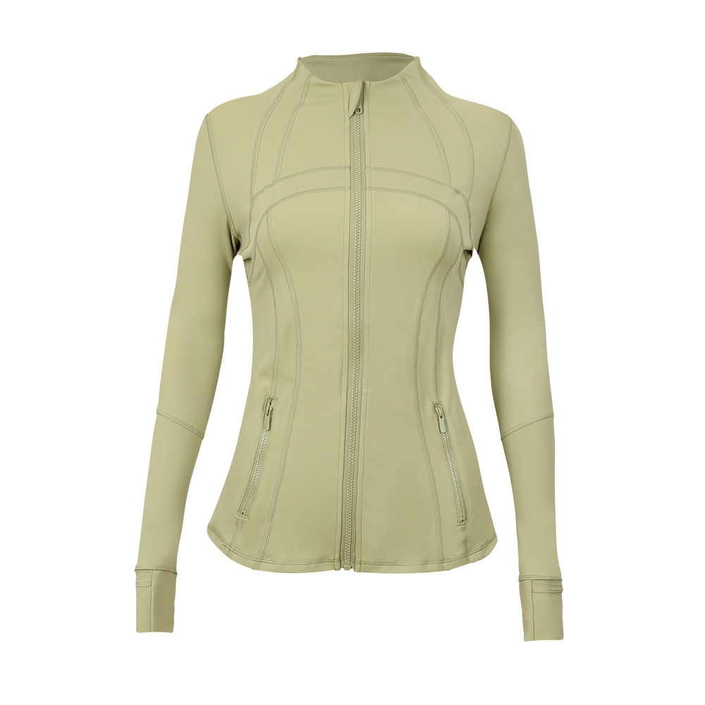 Sculpt Fit Zip-Up Yoga Jacket for Women