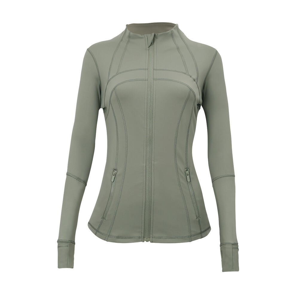 Sculpt Fit Zip-Up Yoga Jacket for Women