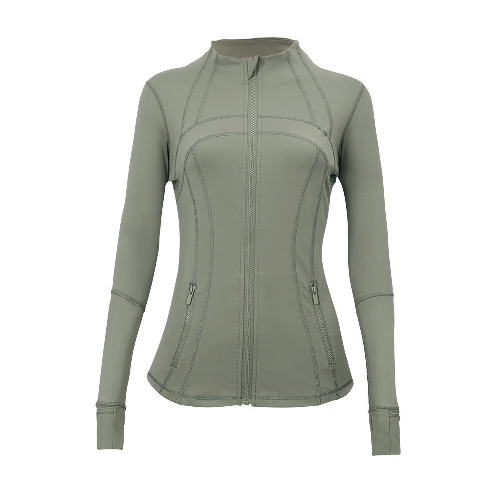 Sculpt Fit Zip-Up Yoga Jacket for Women