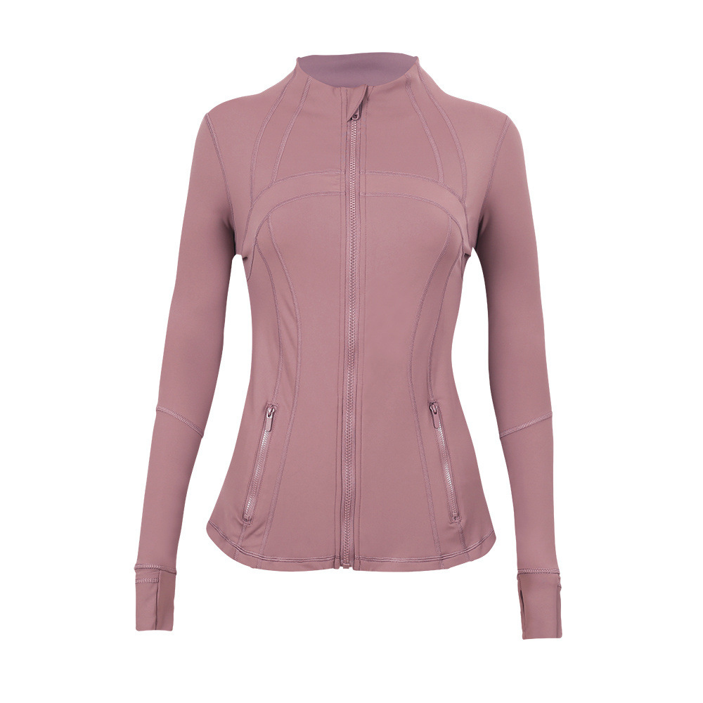 Sculpt Fit Zip-Up Yoga Jacket for Women