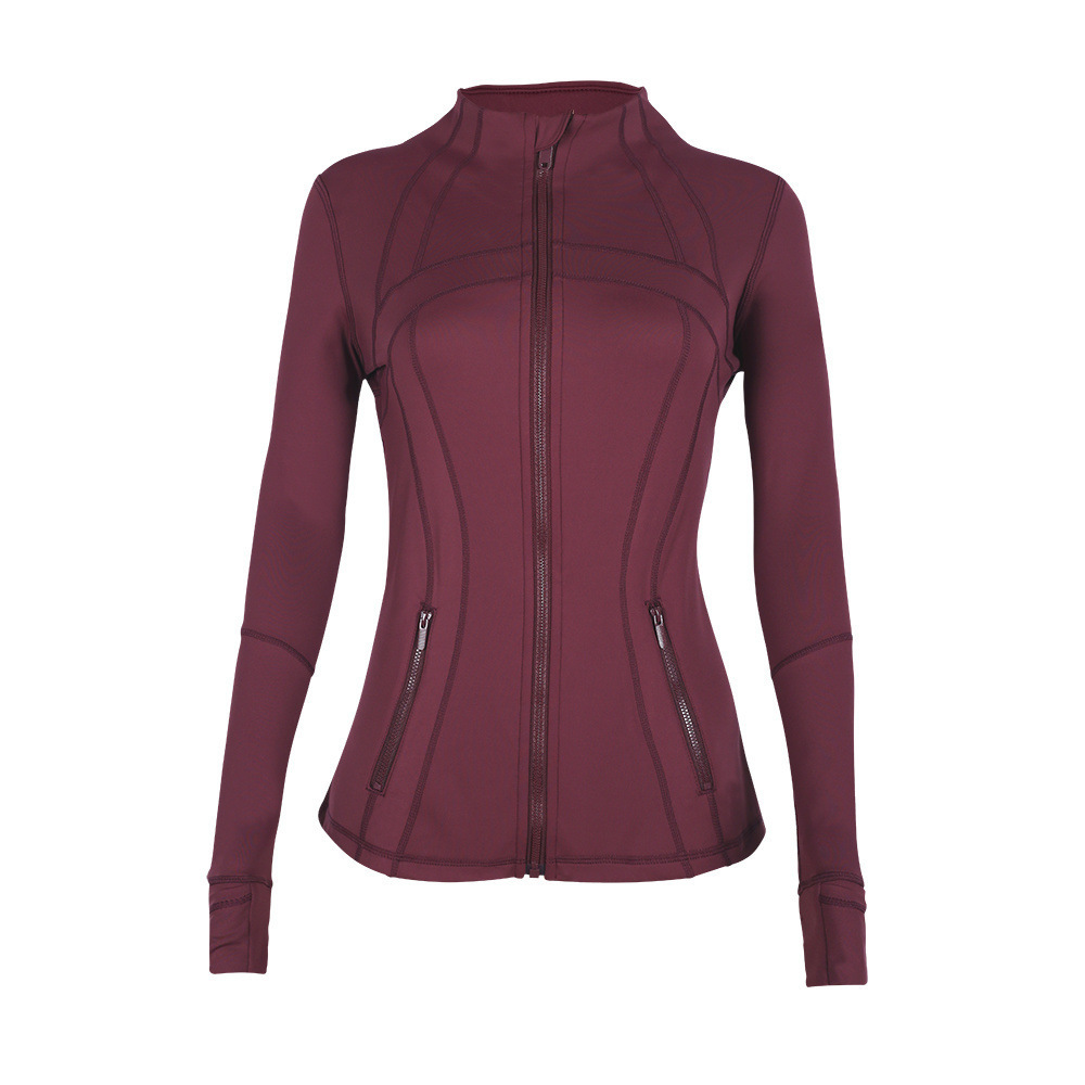 Sculpt Fit Zip-Up Yoga Jacket for Women