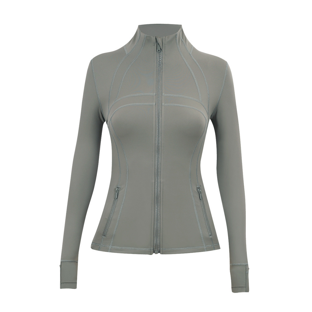 Sculpt Fit Zip-Up Yoga Jacket for Women