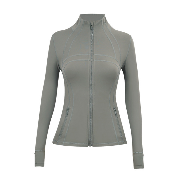 Sculpt Fit Zip-Up Yoga Jacket for Women