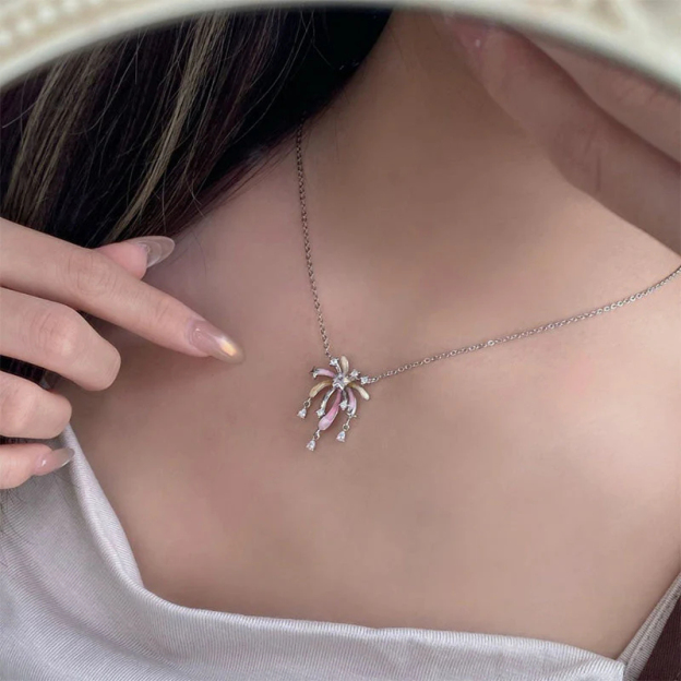 ✨🔥Buy 1 Get 1 Free✨🔥|Romantic Colorful Zircon Firework Necklace