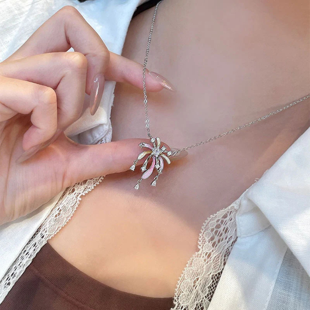 ✨🔥Buy 1 Get 1 Free✨🔥|Romantic Colorful Zircon Firework Necklace