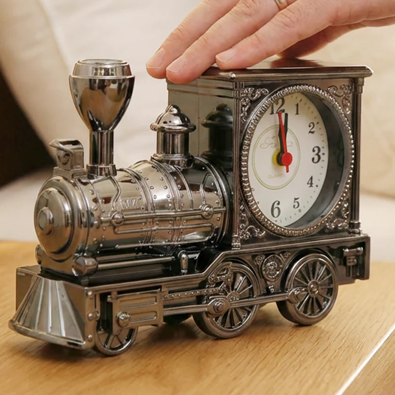 Retro Locomotive Model Alarm Clock