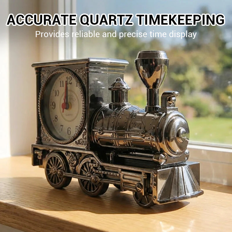 Retro Locomotive Model Alarm Clock