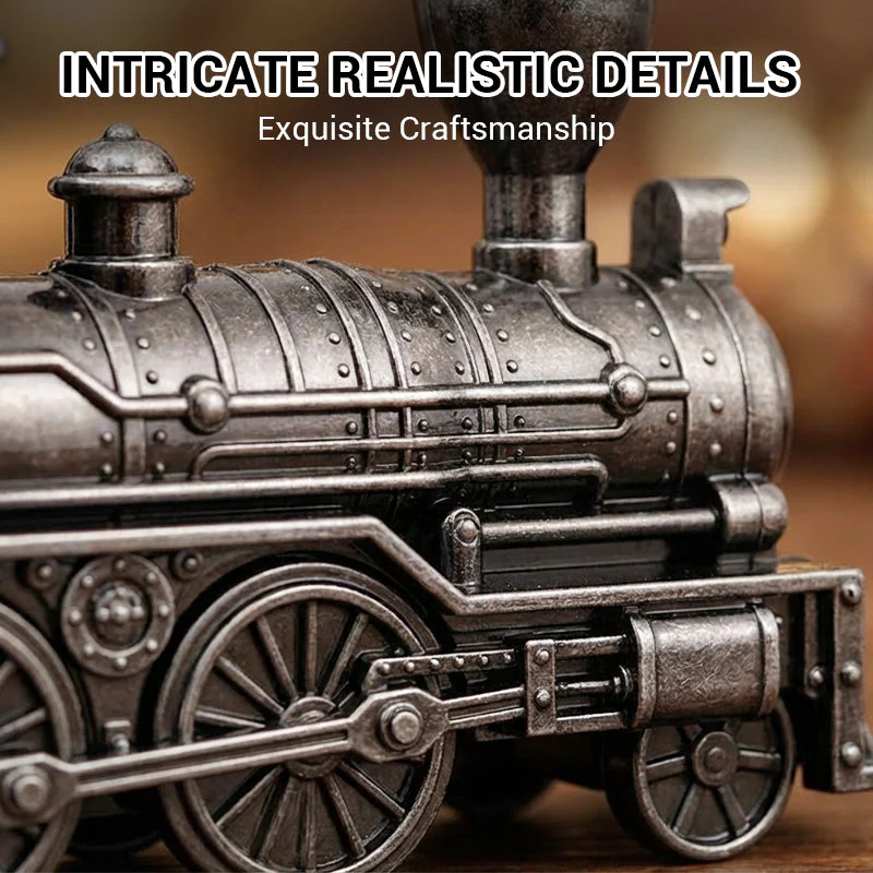 Retro Locomotive Model Alarm Clock