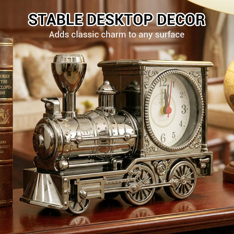 Retro Locomotive Model Alarm Clock