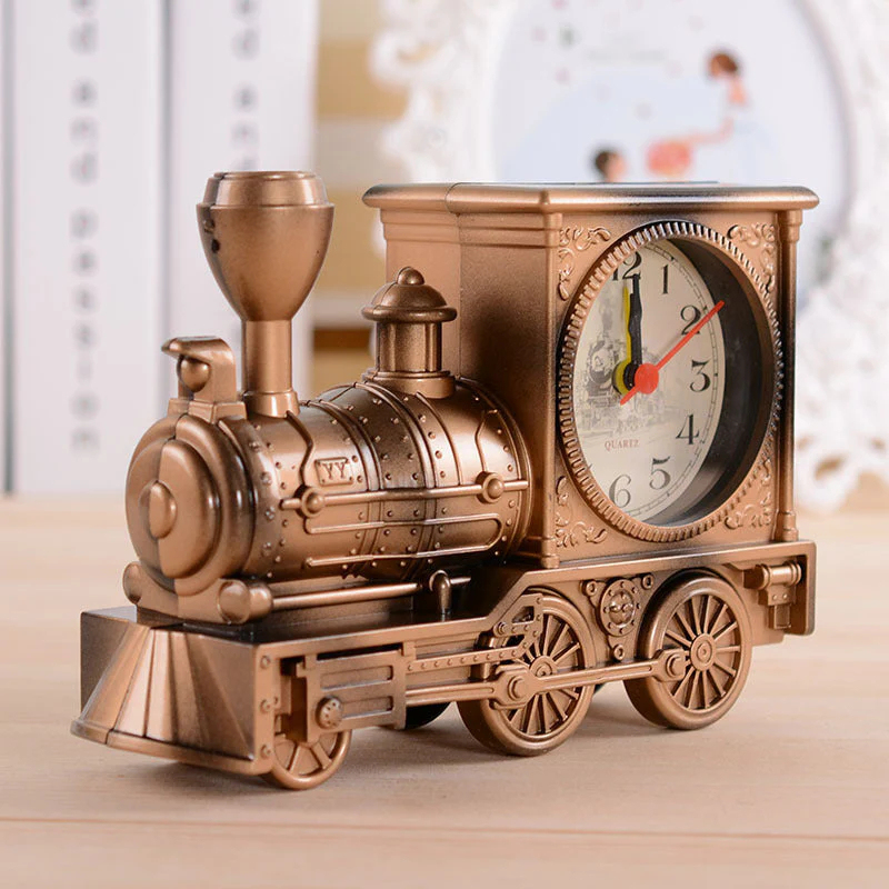Retro Locomotive Model Alarm Clock