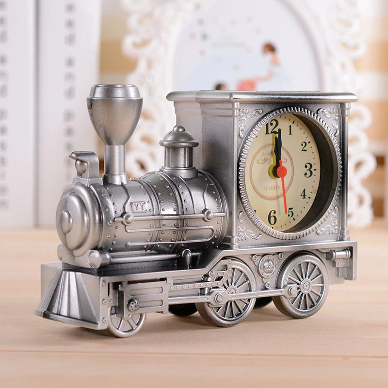 Retro Locomotive Model Alarm Clock