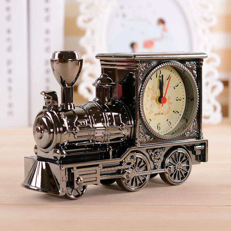 Retro Locomotive Model Alarm Clock