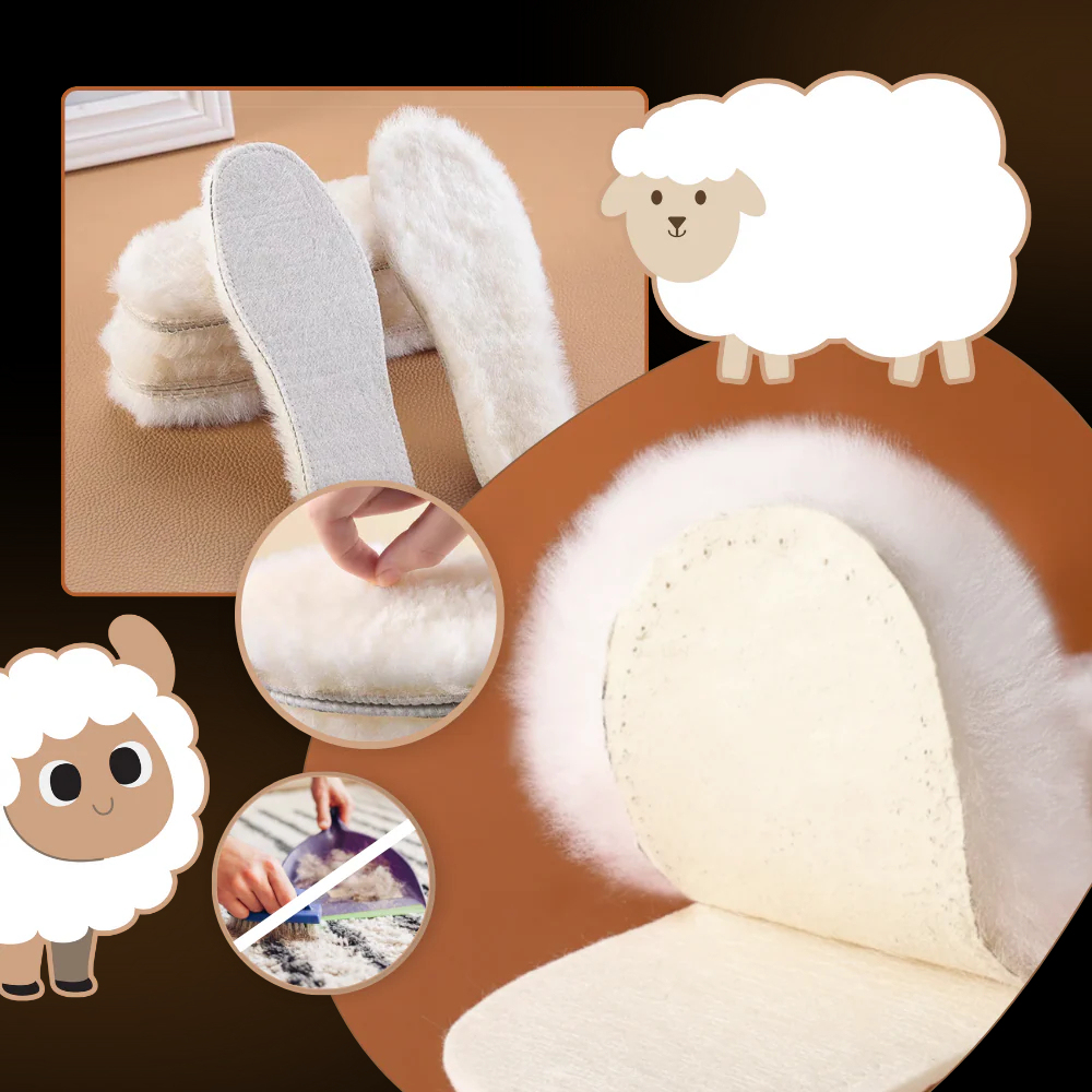 Wool Cloud Warm Shoe Inserts