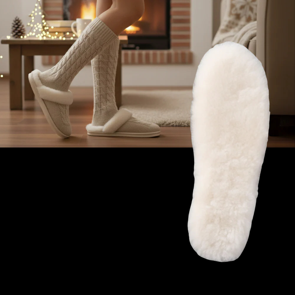 Wool Cloud Warm Shoe Inserts
