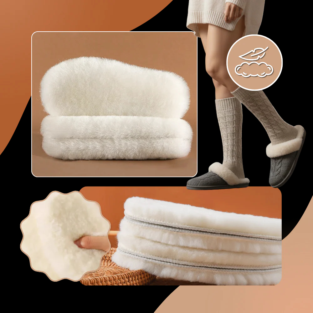 Wool Cloud Warm Shoe Inserts