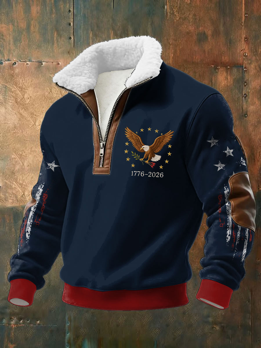 Men's America Printed Casual Top