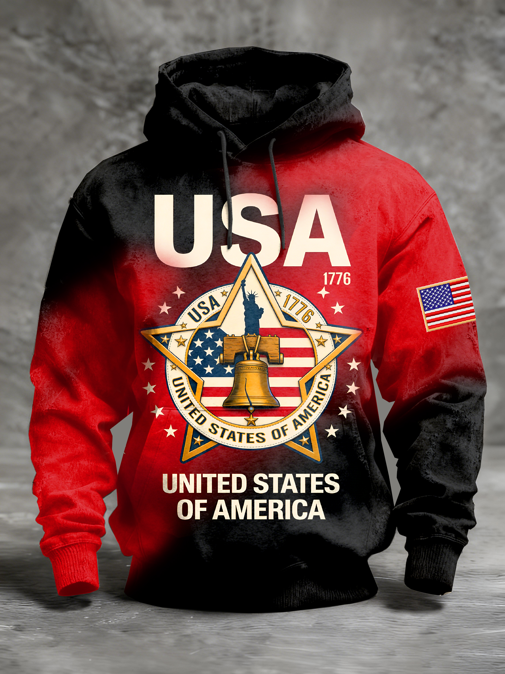 Men's Retro 250th Anniversary Printed Sweatshirt