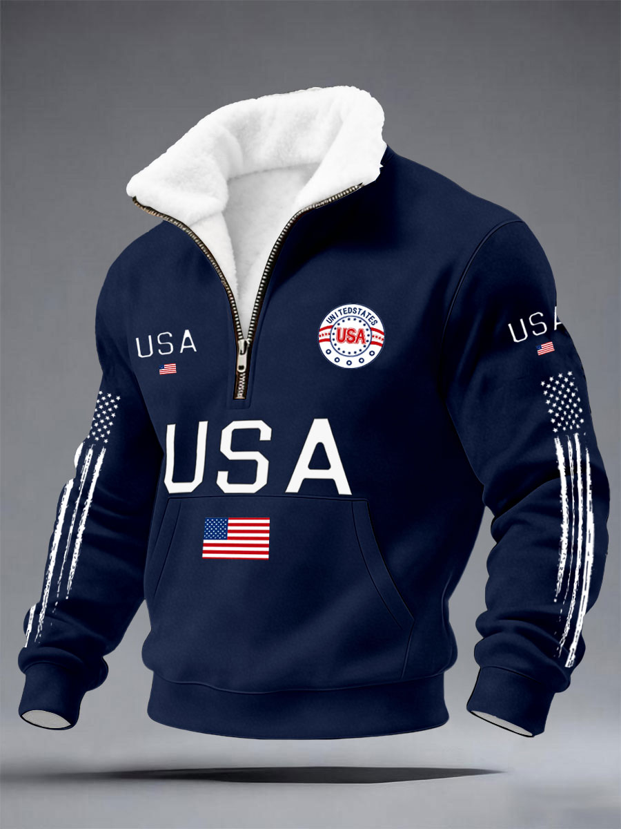 Men's USA Flag Sweatshirts
