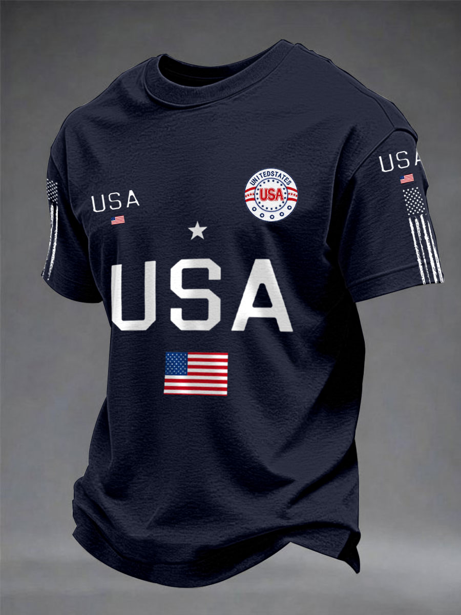 Men's USA Flag T-Shirts