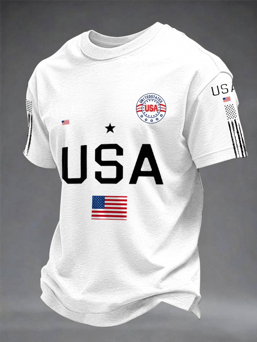 Men's USA Flag T-Shirts