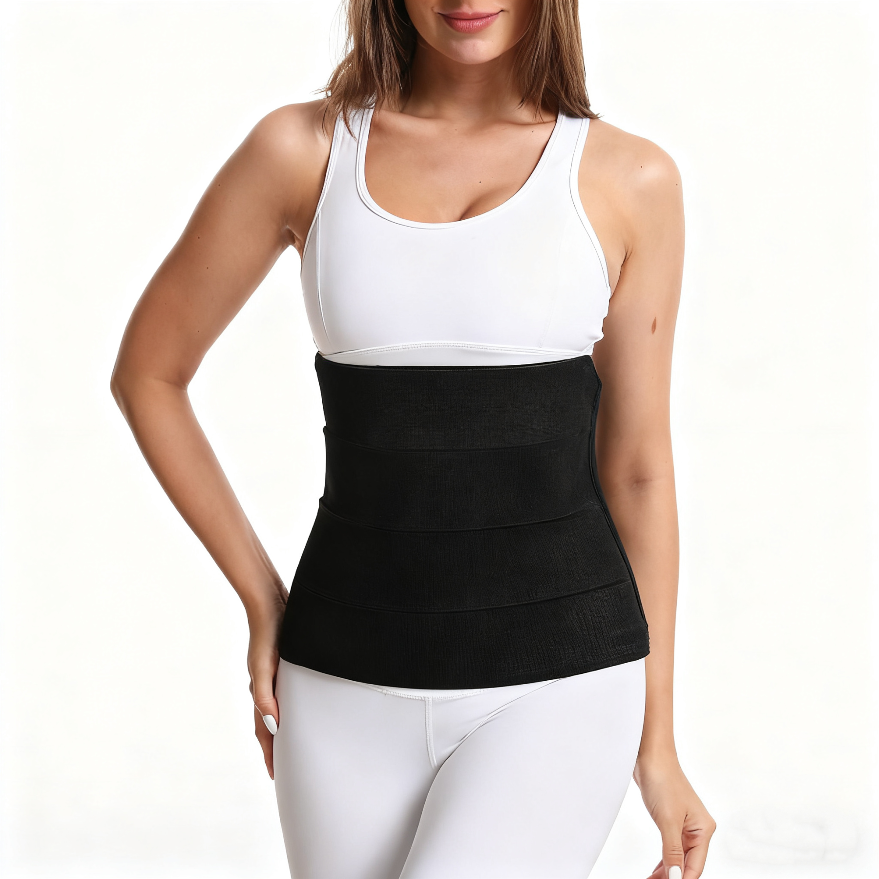 Plus Size Postpartum Support Band - Abdominal, Waist & Chest Compression