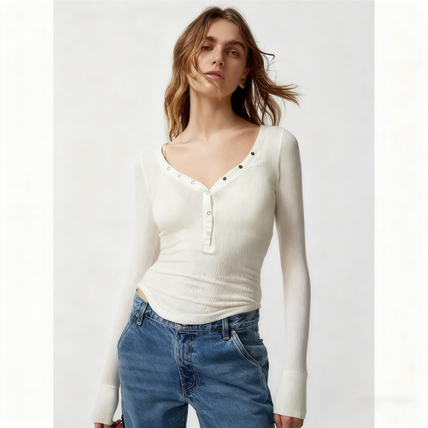 Sweet & Spicy Deep V Waist-Cinching Layering Top