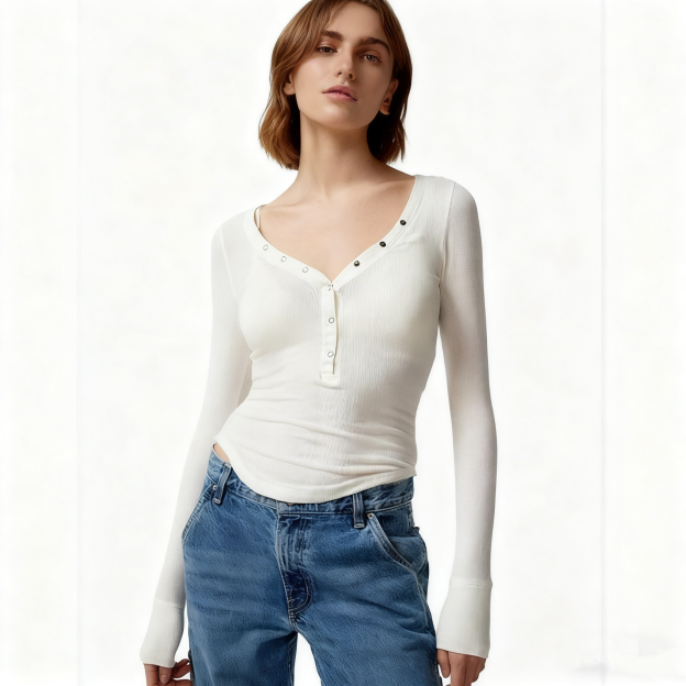 Sweet & Spicy Deep V Waist-Cinching Layering Top