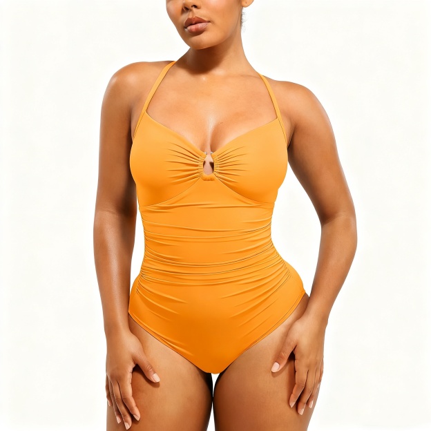 Plus Size Shapewear Bodysuit - Slimming Tummy Control with Double Straps