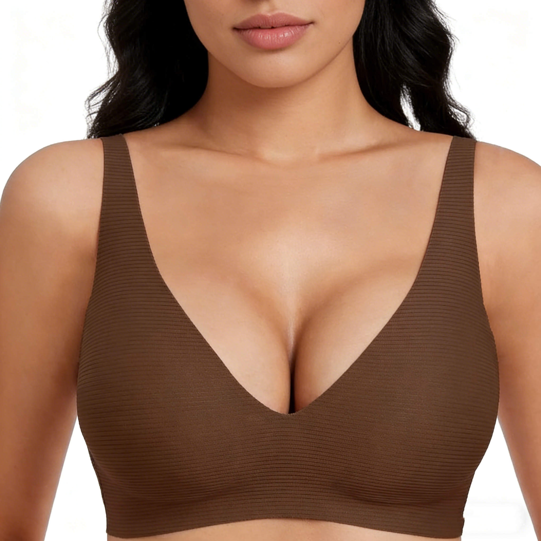 🔥Wireless Leopard V-Neck Contour Bra