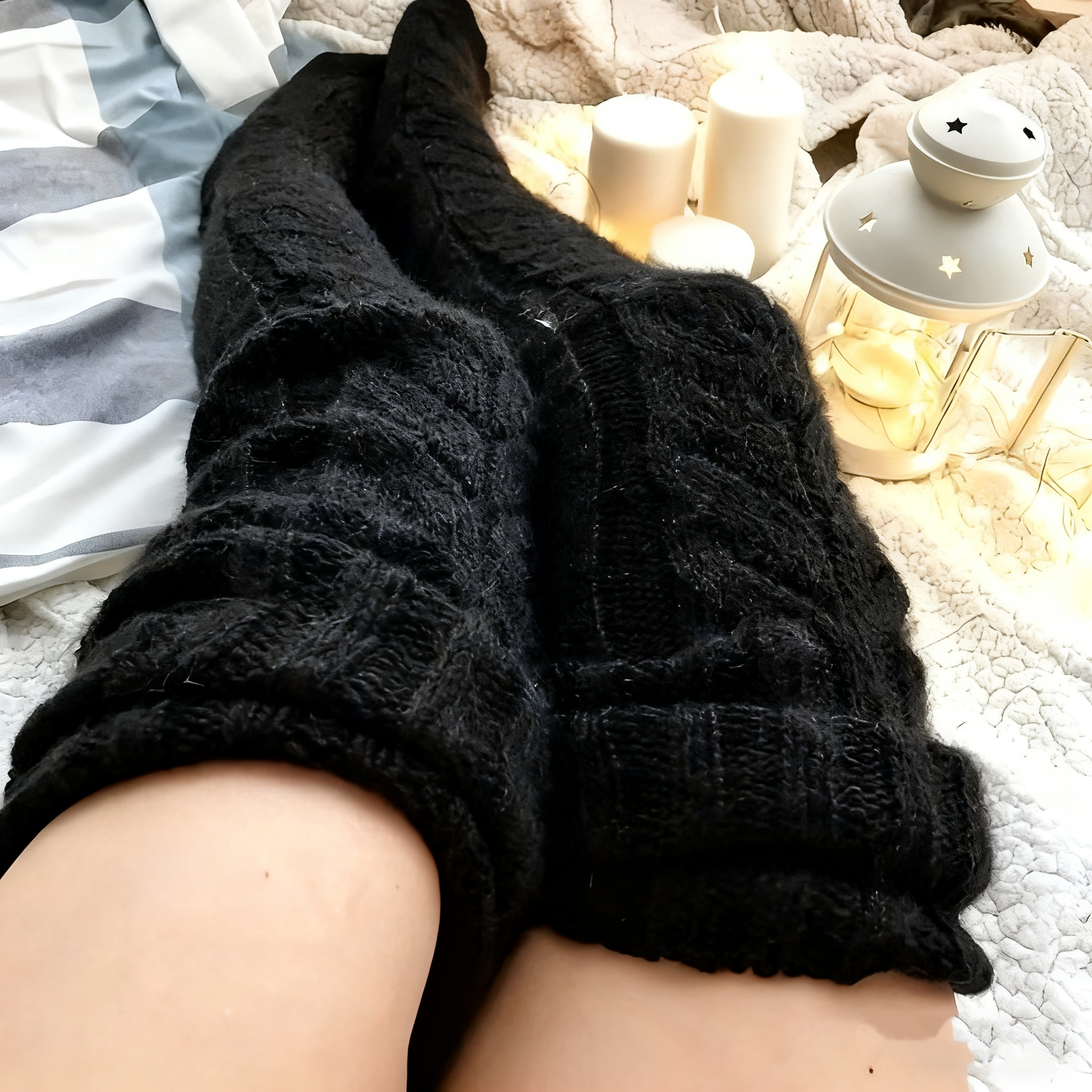 Woolen Warm Foot Set Long Socks Over Knee Socks Long Socks
