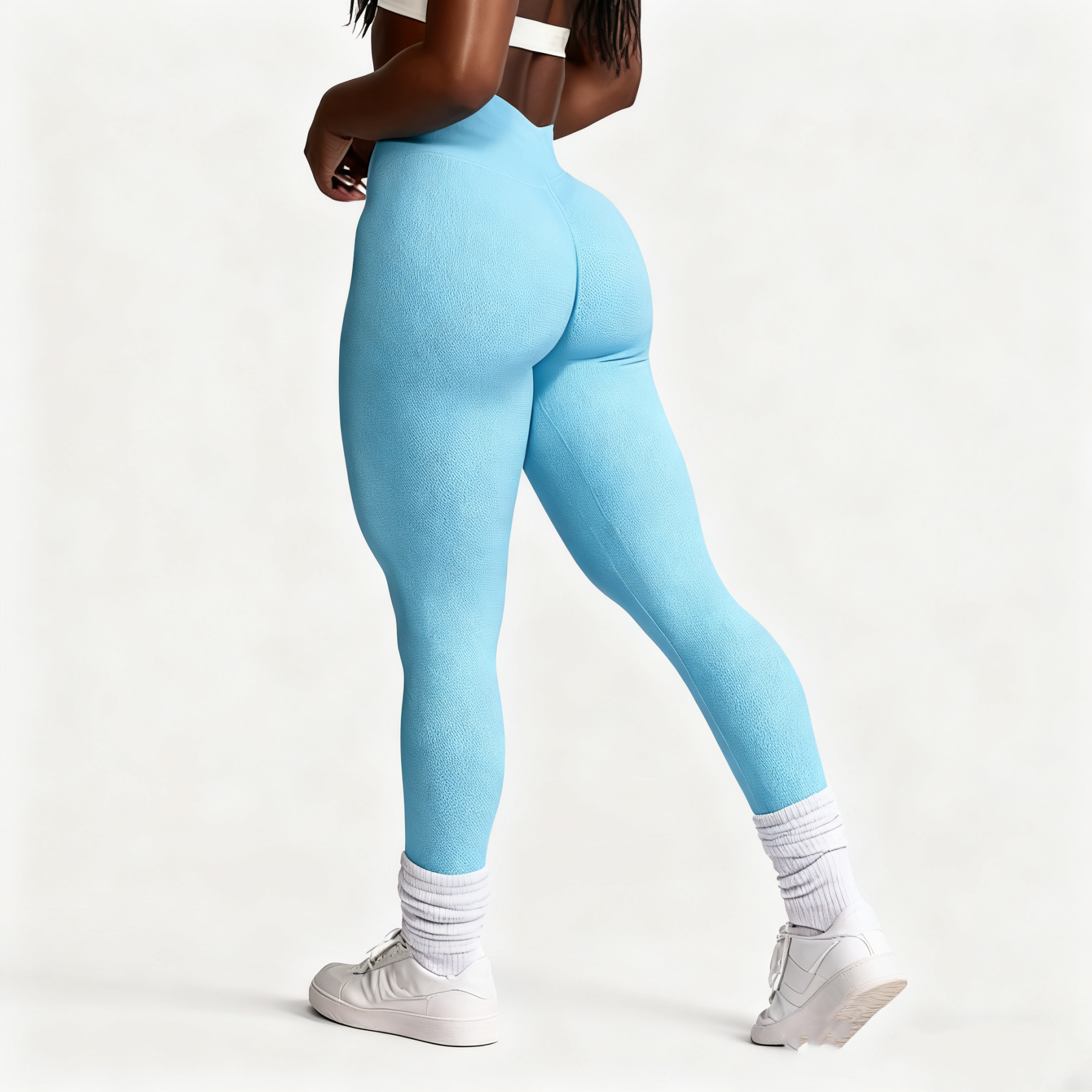 High-Waisted Ruched Yoga Pants - Soft Comfort & Fashion For Workout & Daily Wear