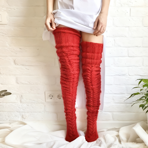 Woolen Warm Foot Set Long Socks Over Knee Socks Long Socks