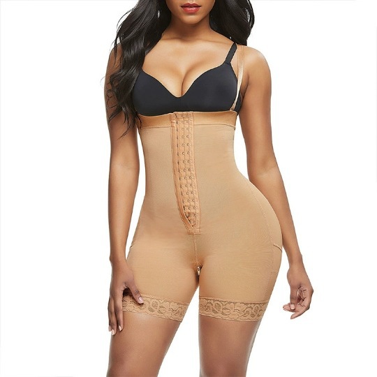 Voaase Post-Surgery Full Body Shaper with Tummy Control Open Bust and Butt Lift
