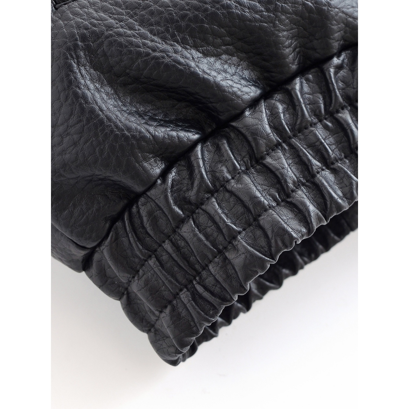 Winter New Vintage Streetwear Lychee Grain Leather Jacket for Women