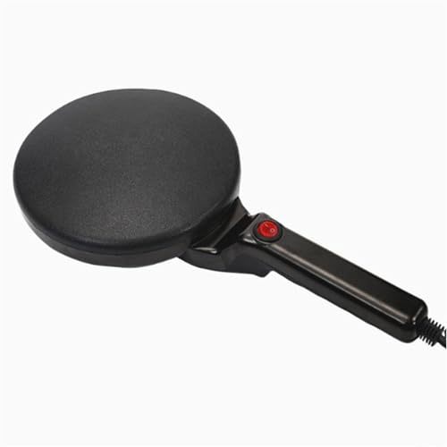 Electric Round Flatbread Maker - 1-Minute Quick Non-Stick Griddle for Tortillas/Pancakes/Crepes