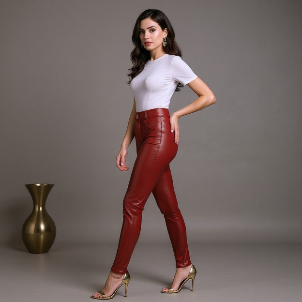 Lift & Shape Faux Leather Leggings