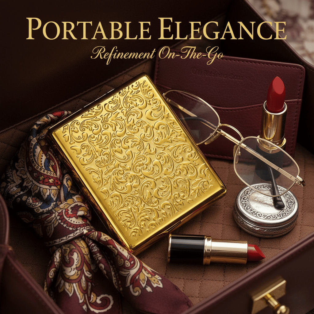 ✨The Belle Vintage Carry: Art Deco Slimline Wallet & Keepsake Case