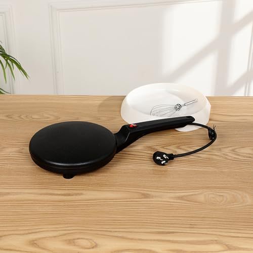 Electric Round Flatbread Maker - 1-Minute Quick Non-Stick Griddle for Tortillas/Pancakes/Crepes