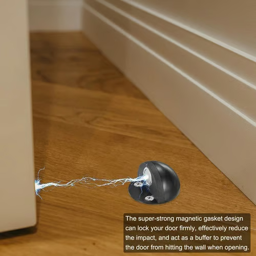 HOT SALE🔥 Hidden Stainless Steel Rubber Dual-use Door Stopper Door Holders