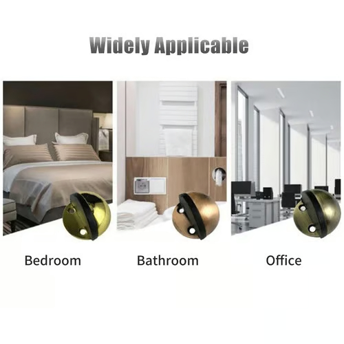 HOT SALE🔥 Hidden Stainless Steel Rubber Dual-use Door Stopper Door Holders