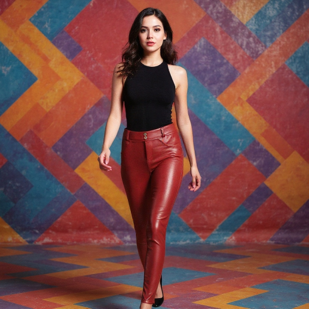 Lift & Shape Faux Leather Leggings