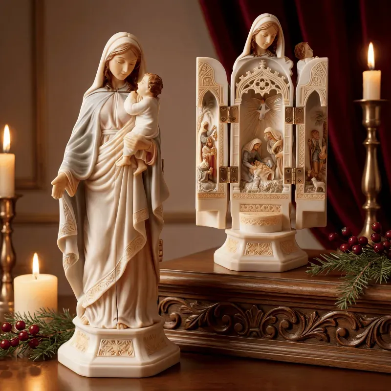 ✝️Limited-Handcrafted Nativity Triptych