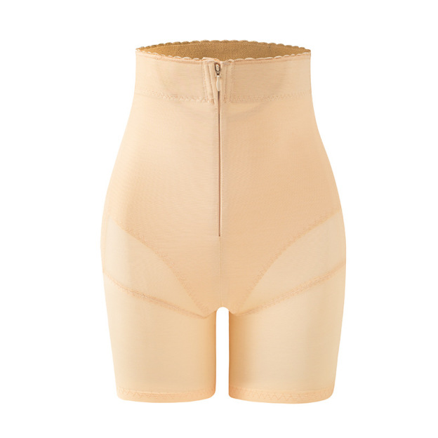 High Waist Tummy Control Briefs - Zipper Butt Lifting Shaper Pants with Seamless Design