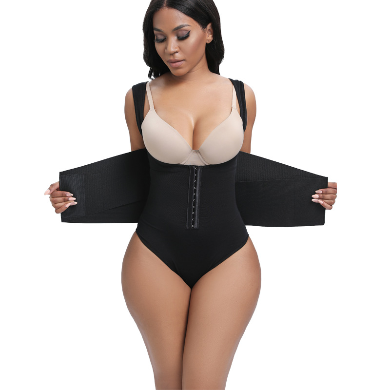 Women's body shaping body suit one-piece large size tummy-controlling hip-lifting waist-tightening body shaping suit