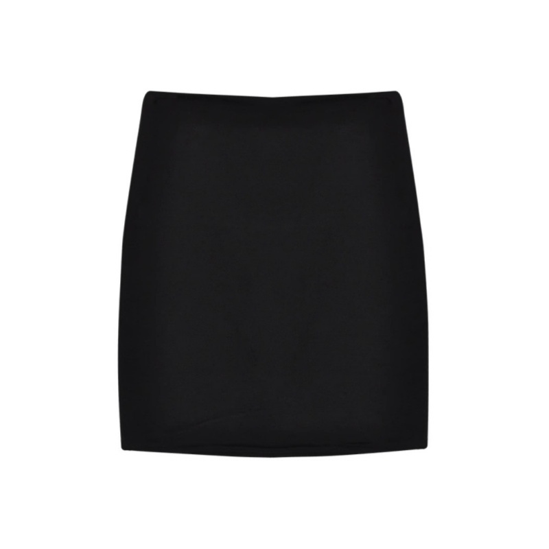 High-Waisted Bodycon Mini Skirt - Stretchy Slimming Pencil Skirt for Fall | Sexy Edgy Layering Skirt