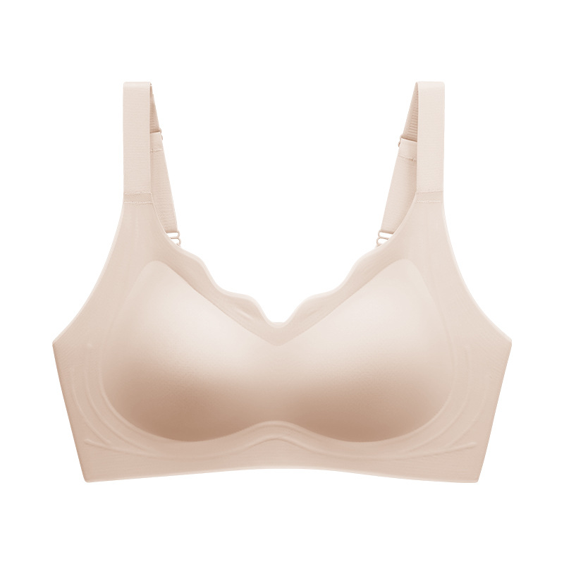 Ultra-thin silk elongated bra - Pulling, side support and seamless design